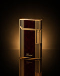 Accendino di Lusso Derui G-Series El Jefe – Oro e Lacca Bordeaux